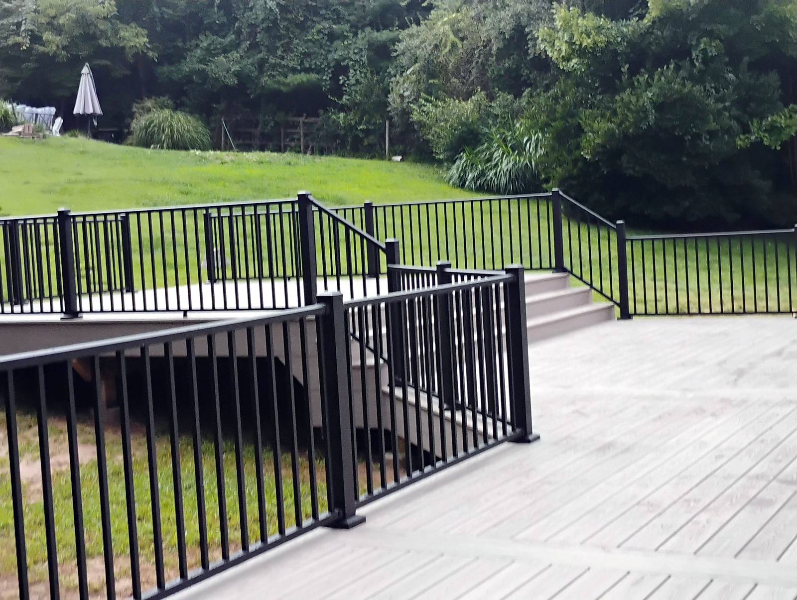 Finished outdoor construction project